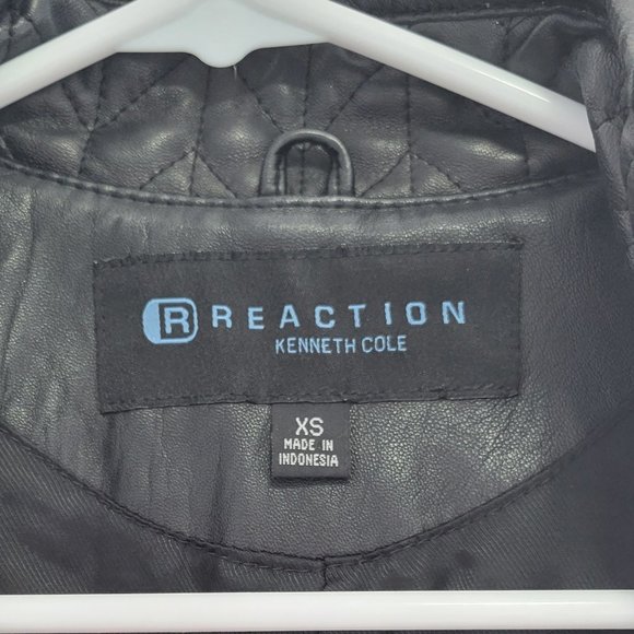 Black leather jacket - Picture 2 of 2